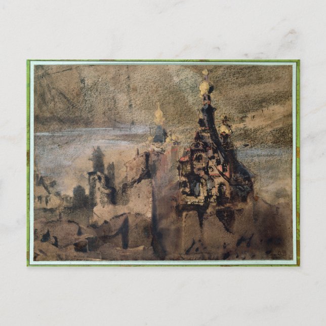 Minnet i Spanien, 1850 Vykort (Framsida)