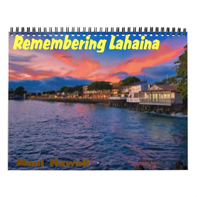 Minnet till Lahaina Kalender (Omslag)