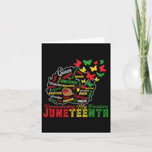 Minnet till mina föregångare Junette Celebrate Bla Kort