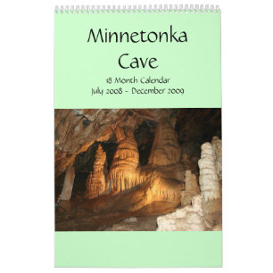 Minnetonka grotta kalender för 18 månad