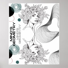 Minnets geometri poster