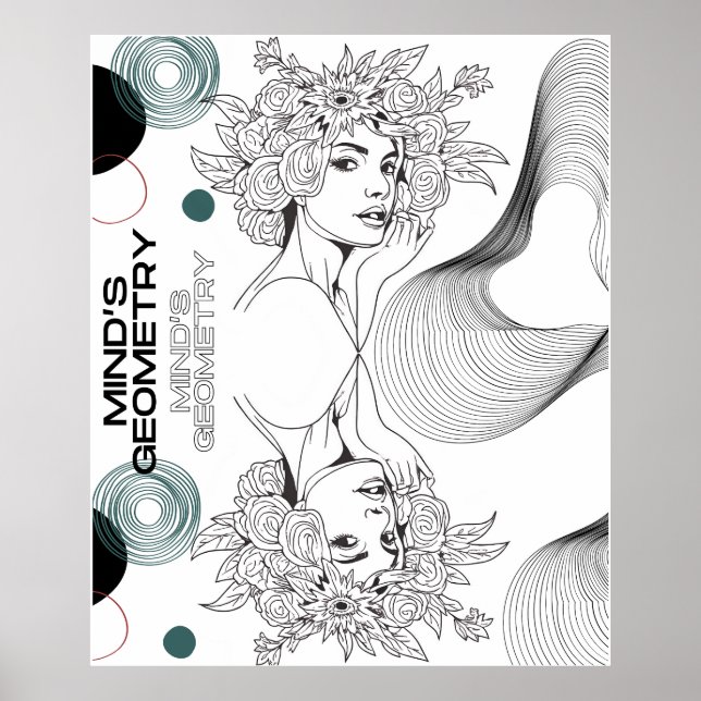 Minnets geometri poster (Framsidan)