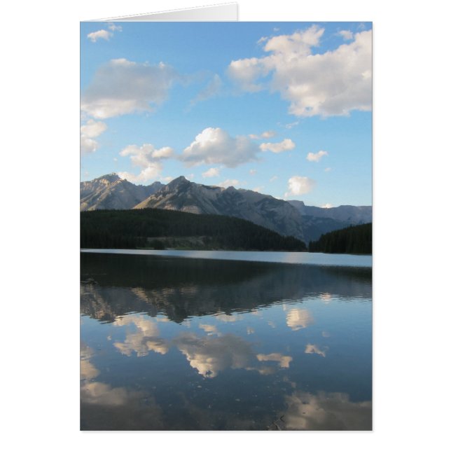 Minnewanka Lake, Alberta, Kanada Hälsningskort (Framsidan)