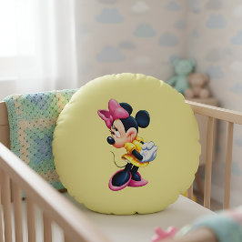 Minni Round Pillow Rund Kudde