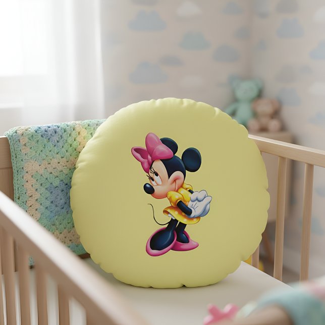 Minni Round Pillow Rund Kudde (Skapare uppladdad)