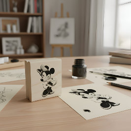 Minni Rubber Stamp Stämpel