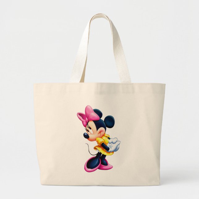 Minni Tote Bag Jumbo Tygkasse (Framsidan)