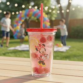 Minnie Acrylic Tumbler Take Away Mugg