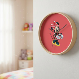 Minnie Clock Rund Klocka