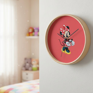 Minnie Clock Rund Klocka