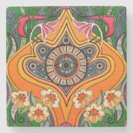 MINNIE-grönt Stenunderlägg