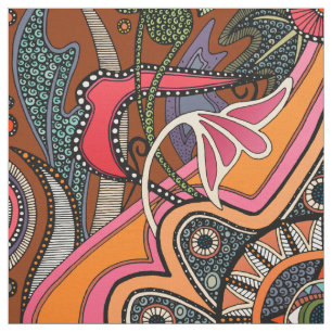 MINNIE henna Fabric Tyg