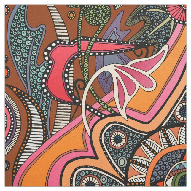 MINNIE henna Fabric Tyg (Provkarta)