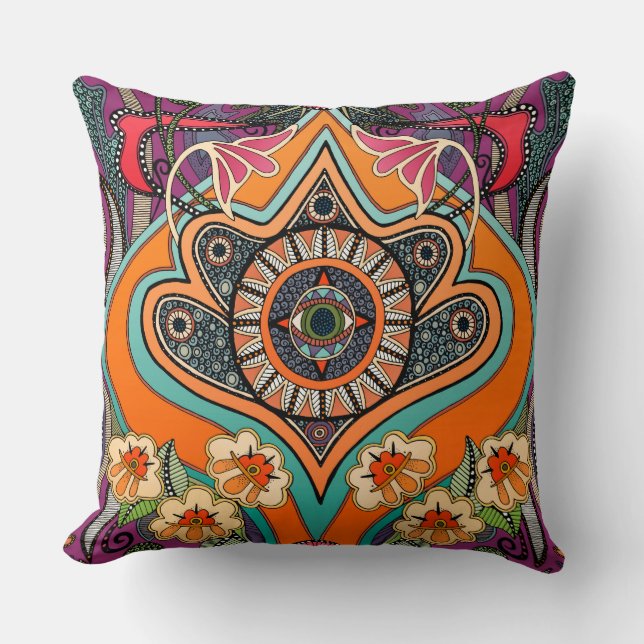 MINNIE lila Dekorativ kudde (Framsida)