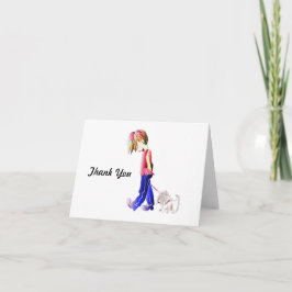 Minnie-me! Pojke promene Westie Hund Art Tack Kort