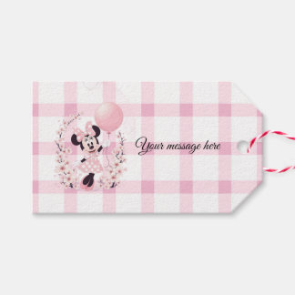 Minnie mouse Redigerbara presentkort till fest Presentetikett