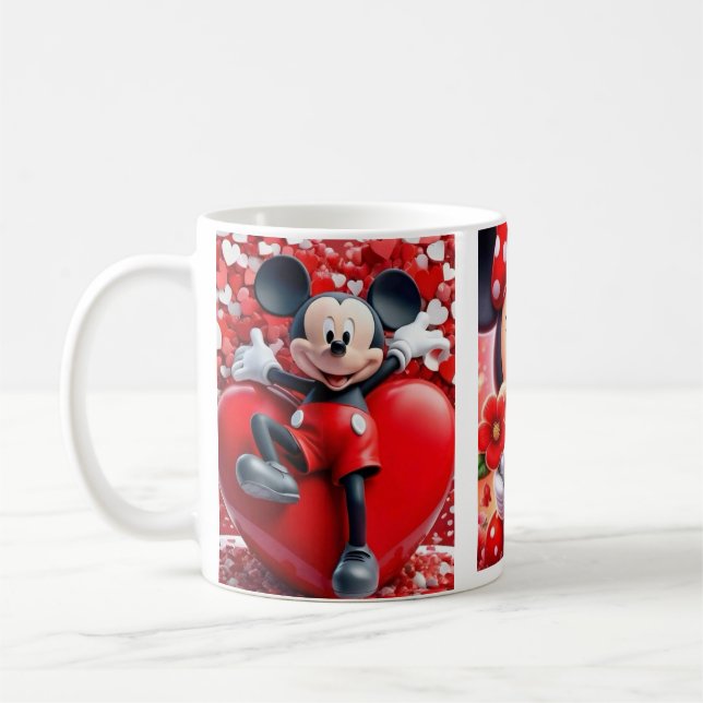 Minnie och Micky's Magic Daydröm Kaffemugg (Vänster)