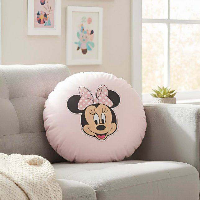 Minnie Round Pillow Rund Kudde (Skapare uppladdad)