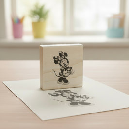 Minnie Rubber Frimärke Stämpel