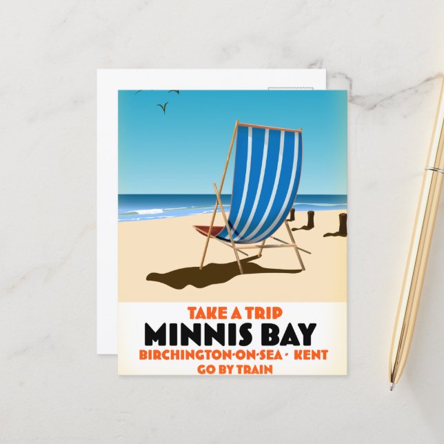 Minnis Bay ,birchington-on-sea Postcard (Fram/Back In Situ)