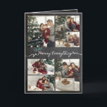 Minnry Allting Chalkboard Mistletoes jul Helgkort<br><div class="desc">Rustiskt "Merry All"-kort för krita, felstavat jul/Helgdag 6-fotosamlingskort. Modern helgdag-/christmas-fotokort med 8 separata foton med fram-, insida- och bakdesign. Basbakgrunden kan ändras till valfri färg. De flesta texterna kan redigeras. Designade/ursprungliga teckningar efter tjock*fa*tin*i. Enkel att anpassa med ditt eget textmeddelande, namn, foto eller bild. Fler teckensnitt, fotofilter och redigeringsfunktioner finns...</div>