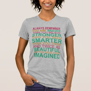 Minns ALLTID… den INSPIRERA utslagsplatsen T Shirt