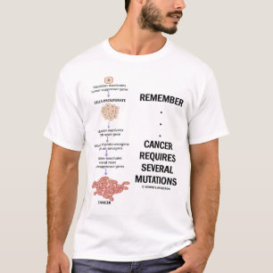 Minns att… cancer kräver flera mutationar t-shirt