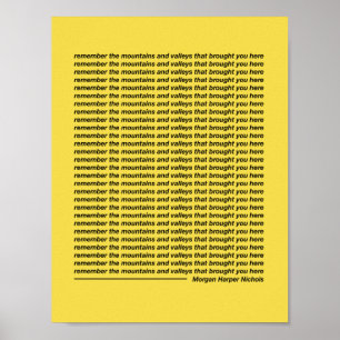 Minns bergen och dalarna poster