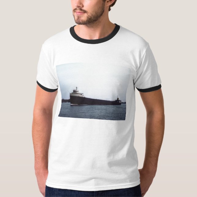 Minns besättningen av Edmunden Fitzgerald T-shirt (Framsida)