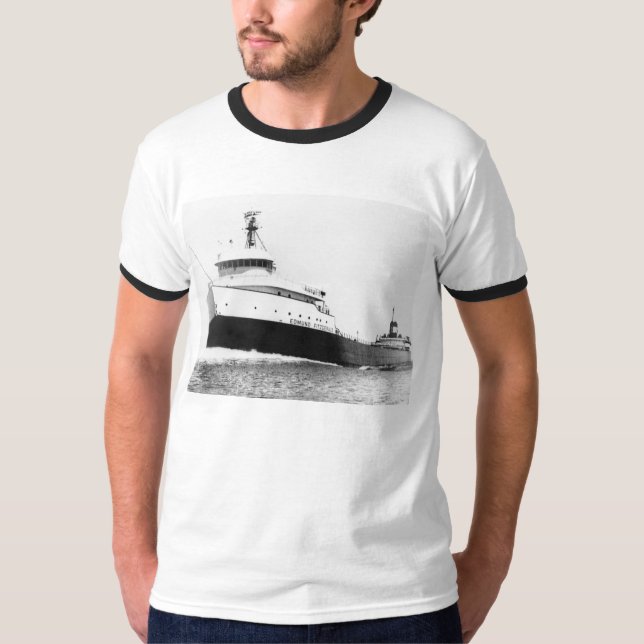 Minns besättningen av Edmunden Fitzgerald T-shirt (Framsida)
