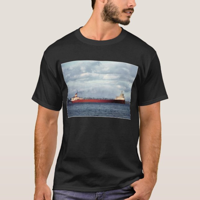 Minns besättningen av Edmunden Fitzgerald Tee (Framsida)