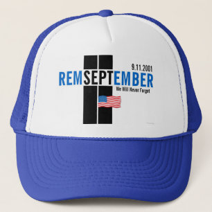 Minns blått för den September 11 flaggahatten Keps