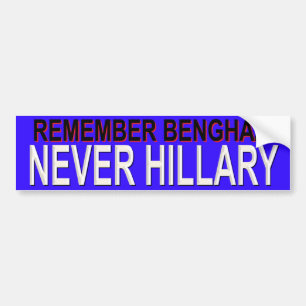 MINNS DEN BENGHAZI ALDRIG HILLARY BILDEKALET BILDEKAL