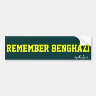 Minns den Benghazi bildekalen vid regularJoes Bildekal