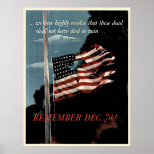 Minns den December 7:e Poster
