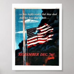 Minns den December 7:e! Poster