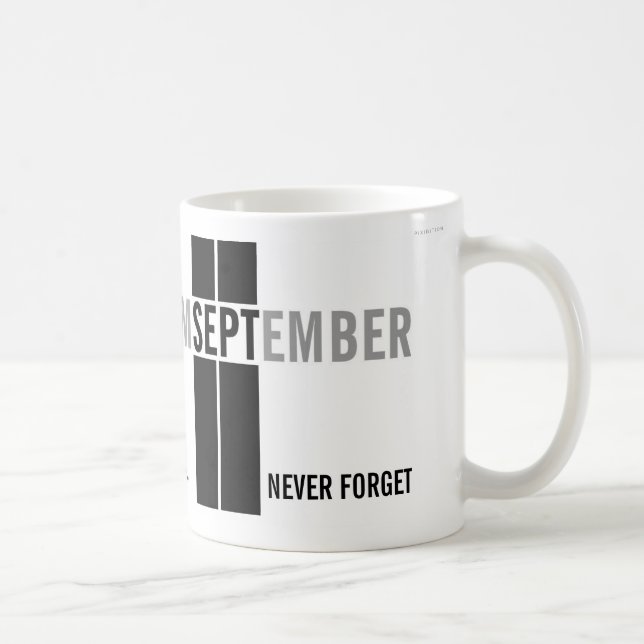 Minns den September 11 muggen Kaffemugg (Höger)