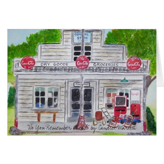 "Minns du när? ", Hälsningskort (Framsidan Horizontal)