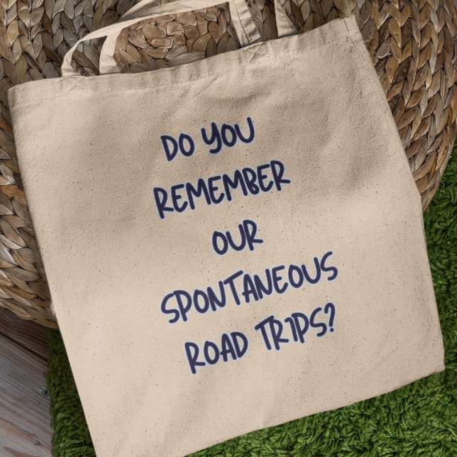 Minns du Retro Nostalgia Coola Gift? Tygkasse ( Get your tote now and embrace the road less travelled)