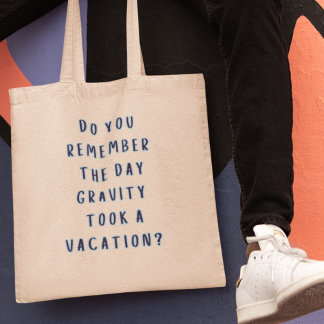 Minns du Retro Nostalgia Quirky Roligt Gift? Tygkasse