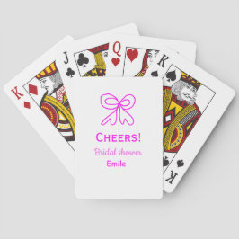 Minns födelsedagsfirande lila rosa slinga bröllops casinokort