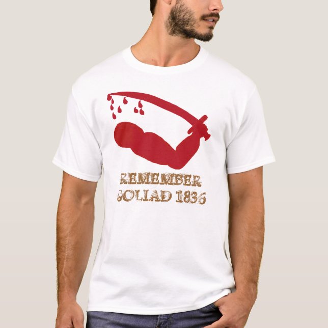 MINNS GOLIAD 1836 T SHIRT (Framsida)