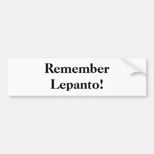 Minns Lepanto! Bildekal