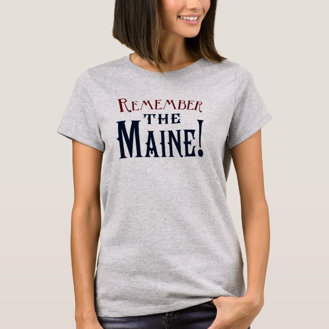 Minns Mainen! Tee Shirt (Framsida)