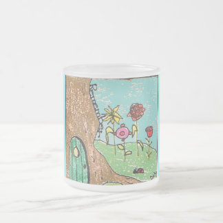 Minns mig älskar dig, mug. frostad glasmugg