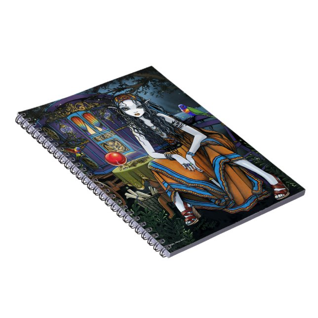 Minns mig den bohemiska zigenska anteckningsbok med spiral (Högra Sidan)