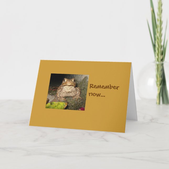 Minns nu… kort (Framsida)