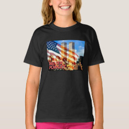 Minns Septemberet 11, 2001 terroristattacker Tee