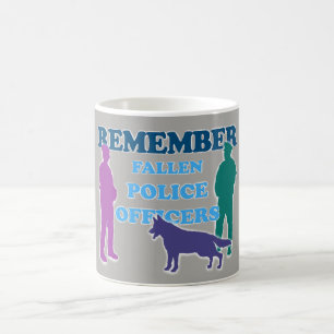 MINNS stupade polisar Kaffemugg