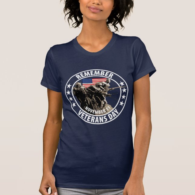 Minns veterandagen t shirt (Framsida)